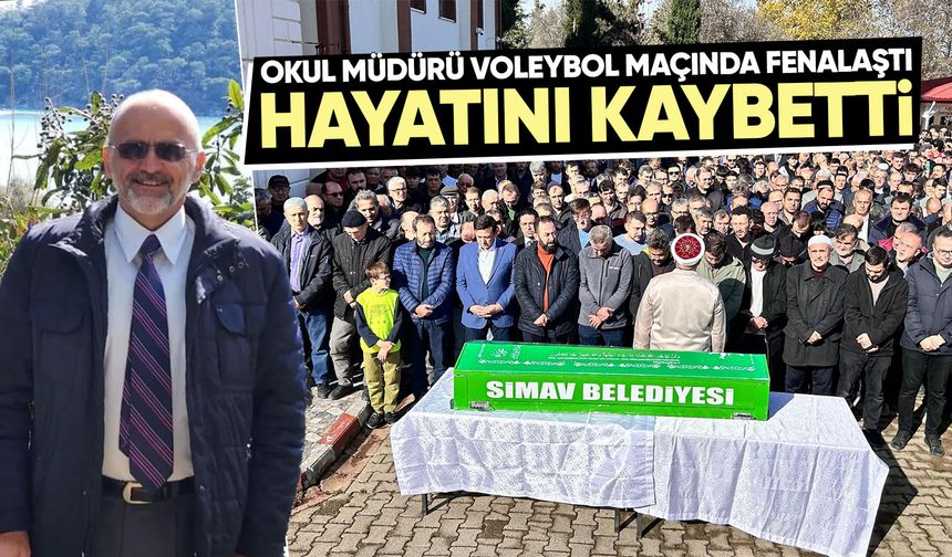 Kütahya'da voleybol maçında fenalaşan okul müdürü yaşamını yitirdi