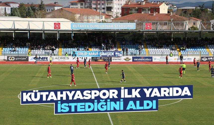 Kütahyaspor kritik maçta devreye önde girdi