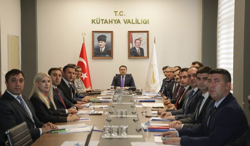 Kütahya’da Güvenlik ve Asayiş Toplantısı yapıldı