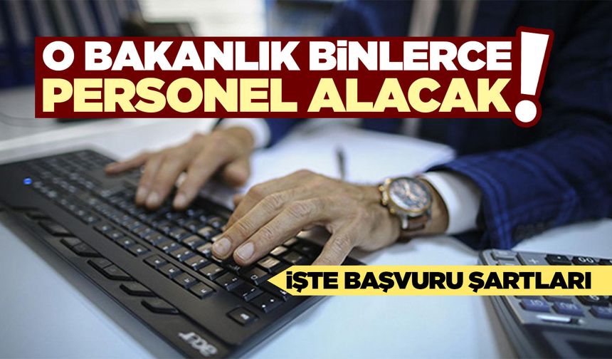 Aile ve Sosyal Hizmetler Bakanlığı, personel alımını duyurdu