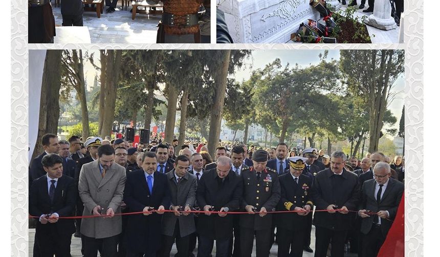 Gelibolu’da Gazi Süleyman Paşa ve Namık Kemal alanı açıldı