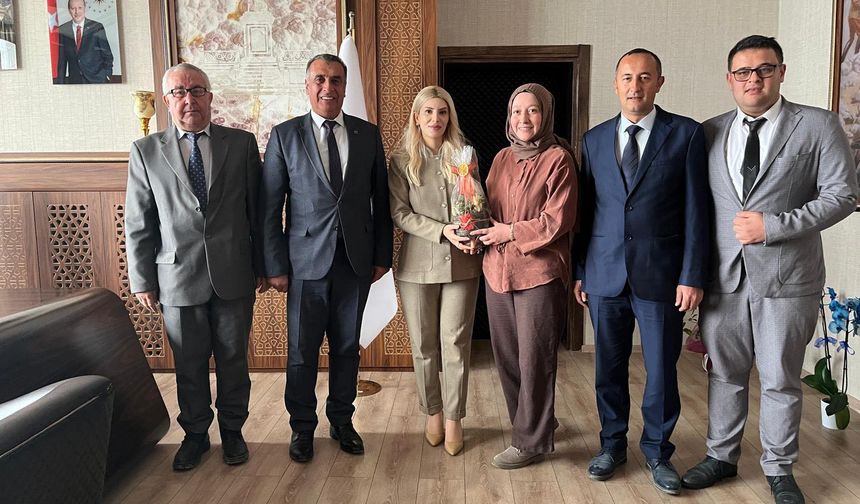 Kütahya Altıntaş Kaymakamı Başkan Tunç ve ekibini kabul etti