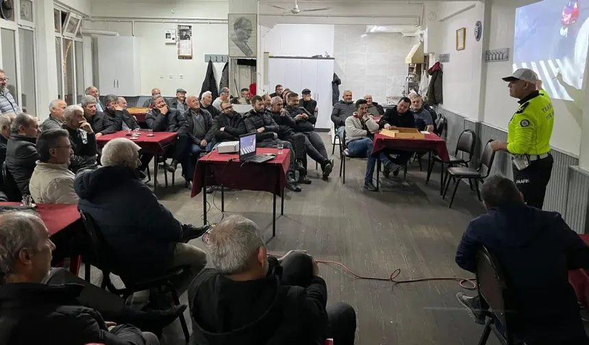 Kütahya Simav’da trafik bilinci için eğitim çalışması