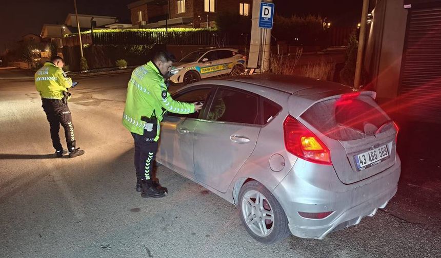 Kütahya’da alkollü sürücülere yönelik denetimler sıklaştırıldı