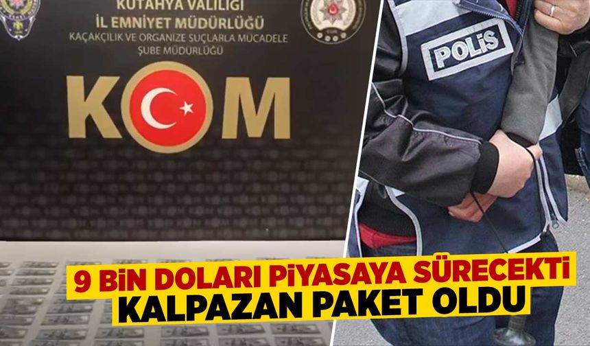 Kütahya’da kalpazan suçüstü yakalandı