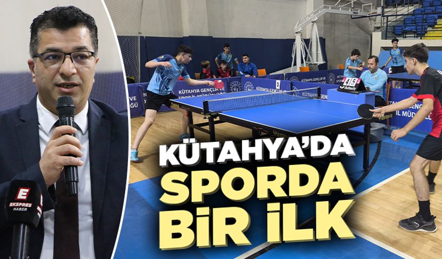 Kütahya’da masa tenisi bölge yarışmaları heyecanı başladı