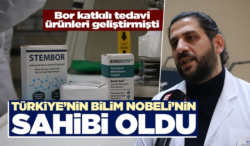 Türkiye’nin Nobel Ödülü Kütahya’ya geldi