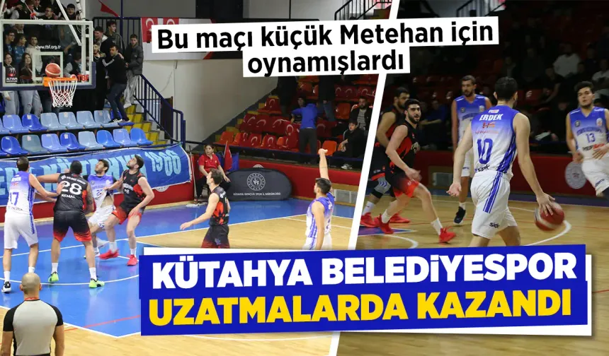 Kütahya Belediyespor, sahasında kazanmayı bildi