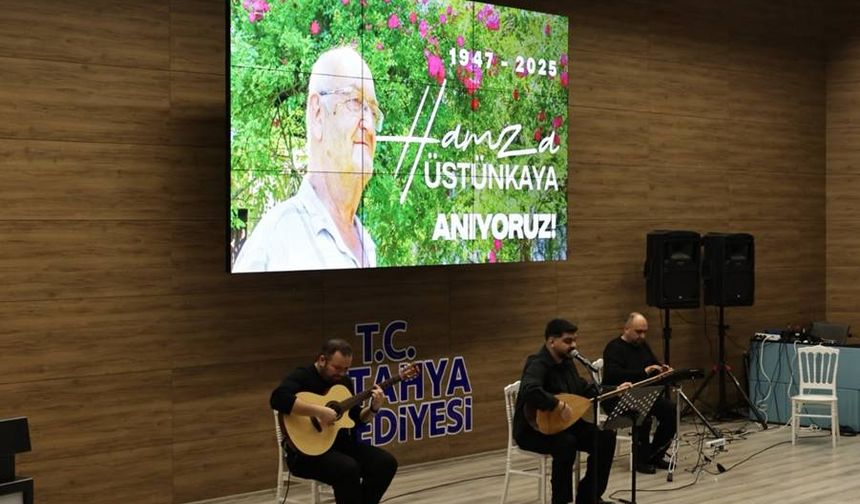 Kütahya’da Hamza Üstünkaya anma gecesi düzenlendi