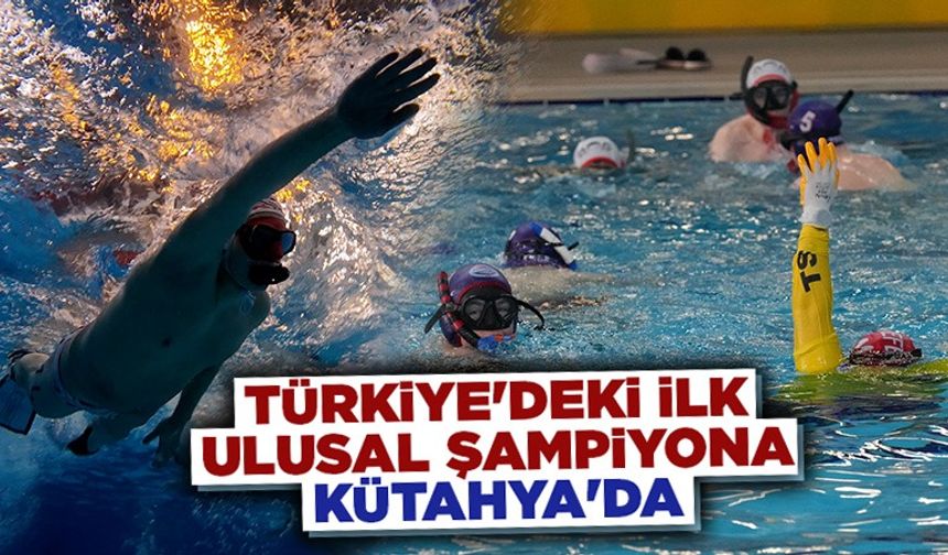 Kütahya’da sezonun ilk ulusal sualtı hokeyi şampiyonası