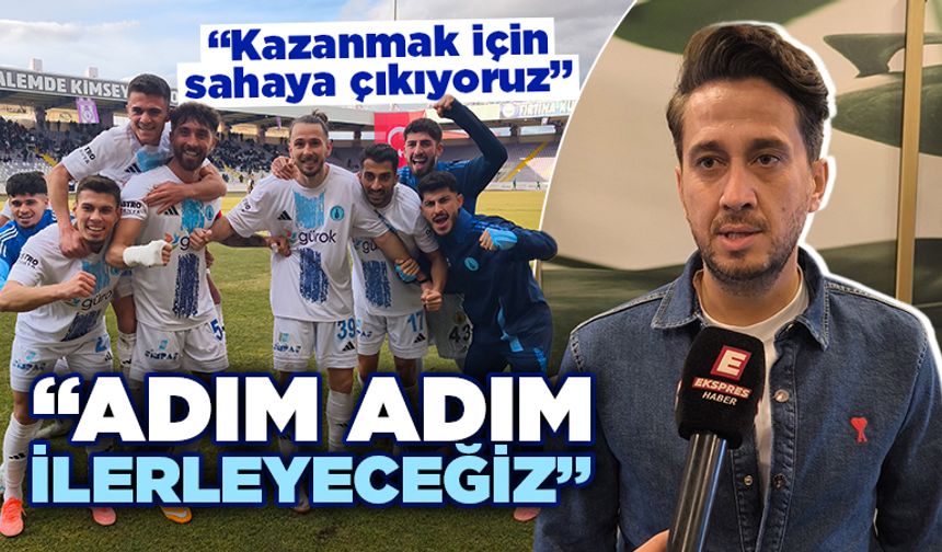 Kütahyaspor Teknik Direktörü Çelik’ten “kazanacağız” mesajı