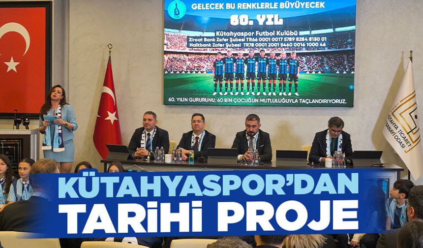 Kütahyaspor’da 60. yıla özel tarihi kampanya başladı