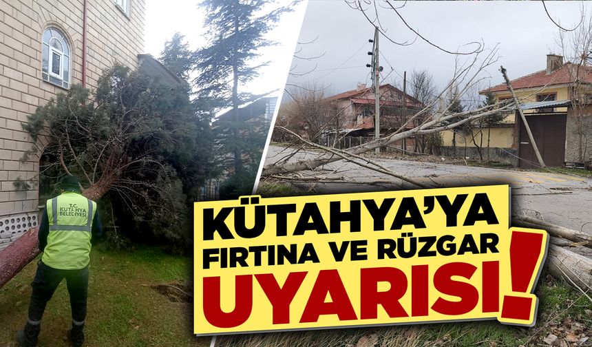 Meteoroloji’den Kütahya’ya sarı kodlu uyarı geldi