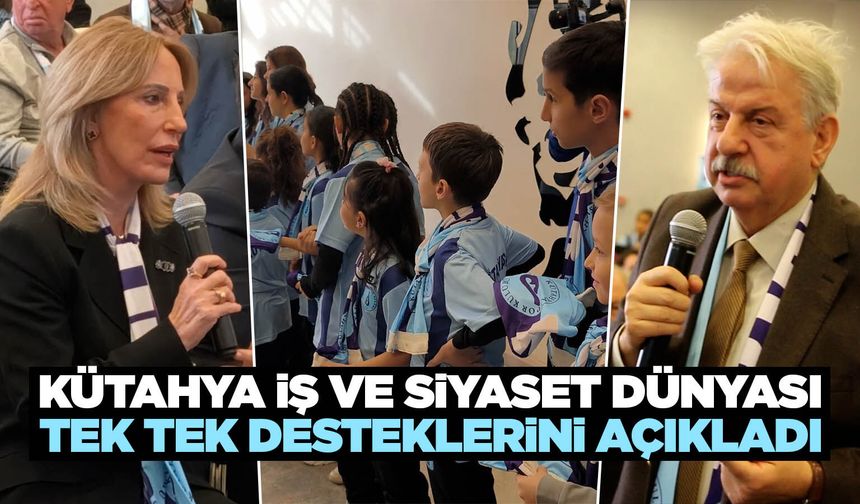 Siyaset ve iş insanları Kütahyaspor için desteklerini açıkladı