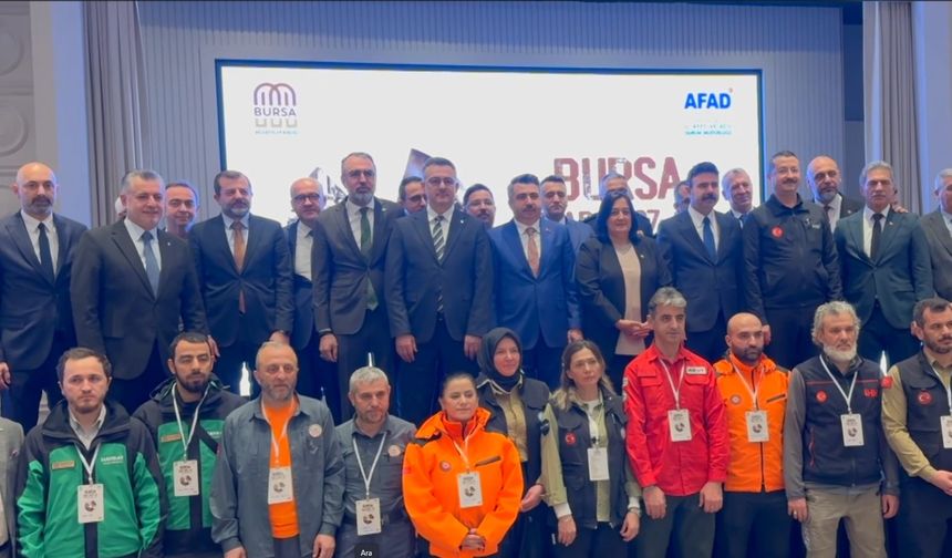 Bursa’da afet çalıştayı başladı