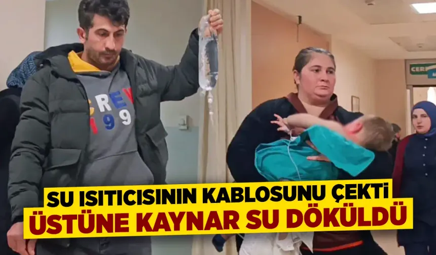 Bursa’da bebeğin üzerine kaynar su döküldü