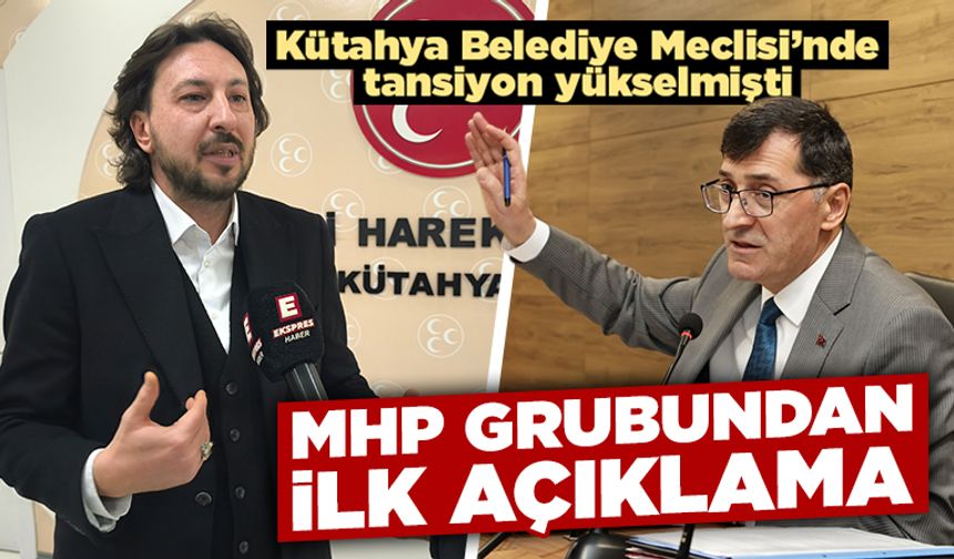 Kütahya Belediye Meclisi’ndeki gerginlik sonrası ilk açıklama