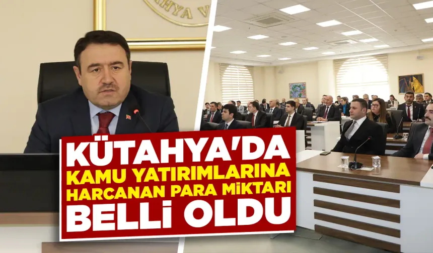 Kütahya Valisi Işın, 2025 yılının yatırımlarını değerlendirdi