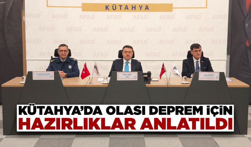 Kütahya’da “Asrın felaketi” unutulmadı