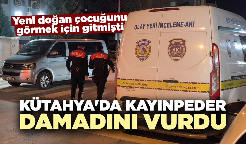 Kütahya'da kayınpeder damadını tüfekle ateş ederek yaraladı
