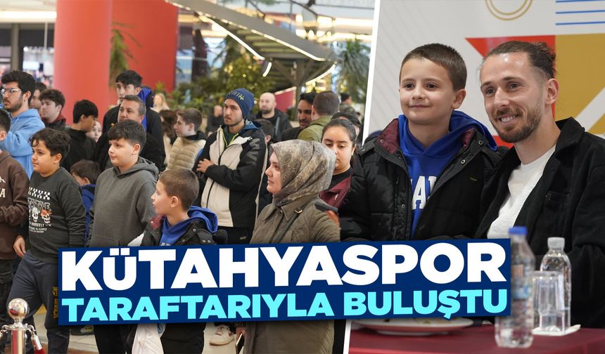 Kütahyaspor imza gününde vatandaşlarla buluştu