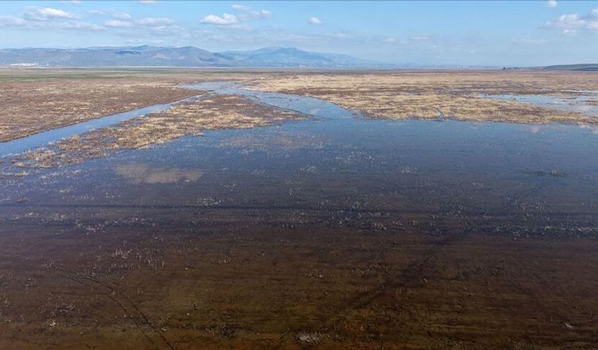 Marmara Gölü 5 yıl sonra yeniden su tuttu