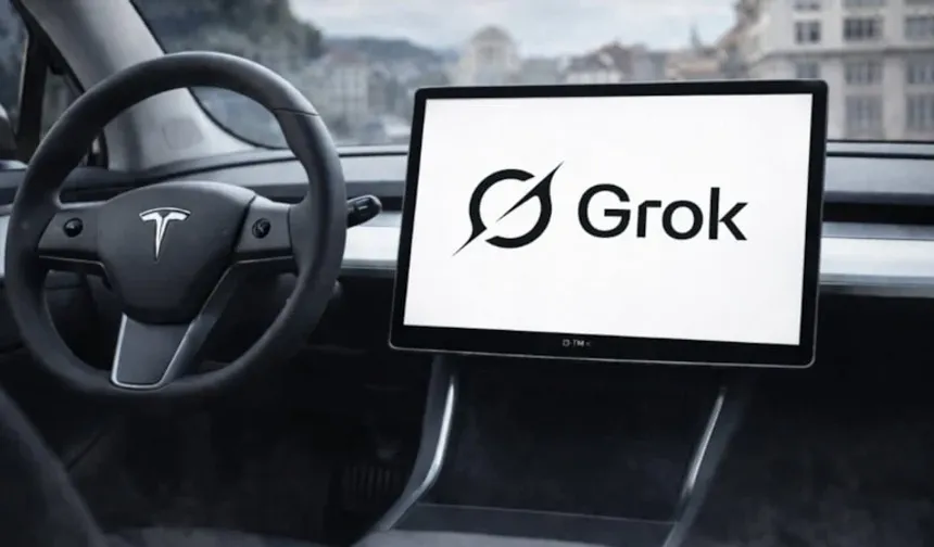 Yapay zeka modeli Grok, Avrupa’daki Tesla araçlara geliyor