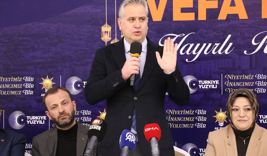 AK Parti Genel Başkan Yardımcısı Yalçın, Kütahya’da konuştu