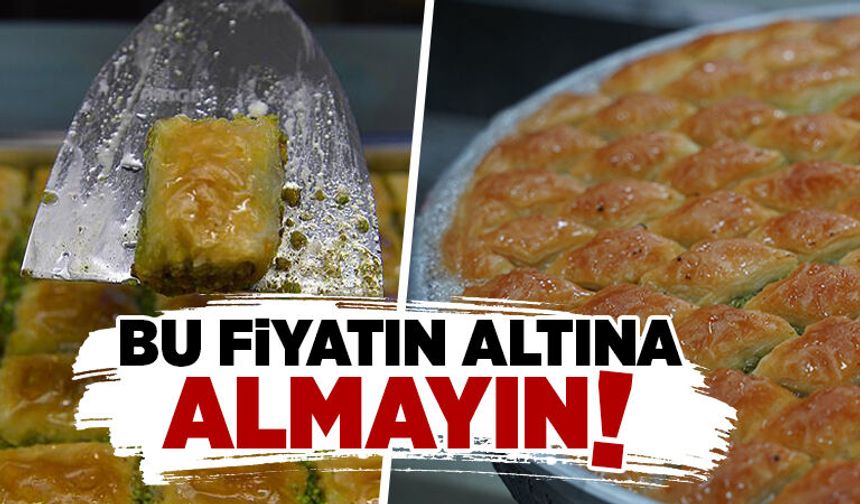 Bayram öncesi baklava uyarısı!