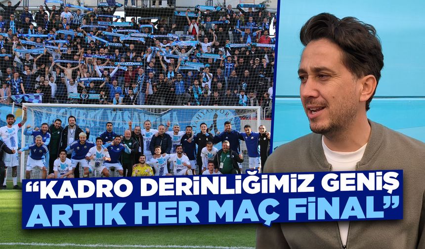 Çelik: Kütahyaspor, hedefi olan bir takım