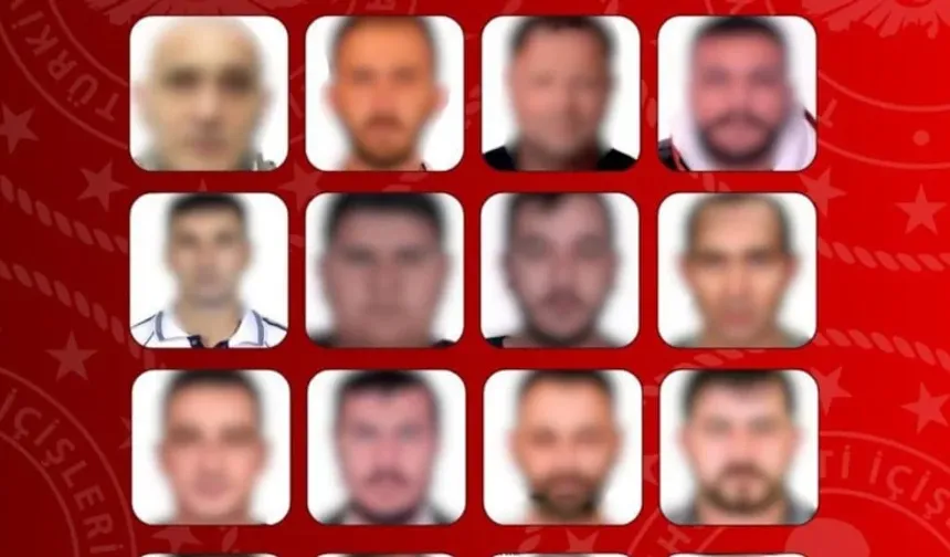 Kırmızı bülten ve ulusal seviyede aranan 16 suçlu yakalandı