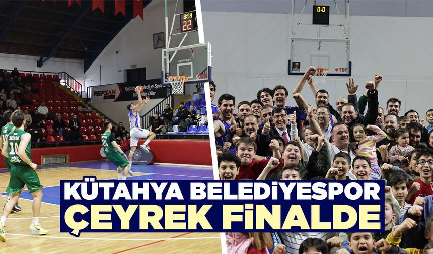Kütahya Belediyespor, Play-off'ta çeyrek finalde