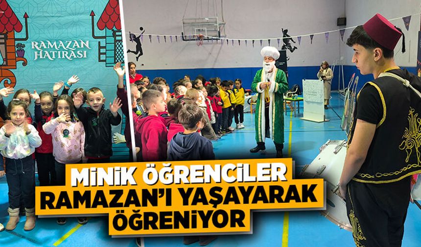Kütahya’da minik öğrenciler, Ramazan’ı öğreniyor
