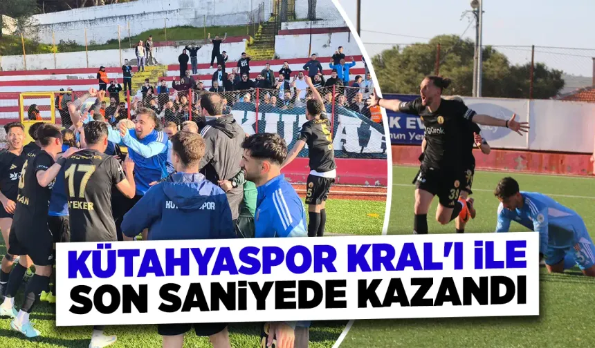 Kütahyaspor deplasmanda son saniyede kazandı
