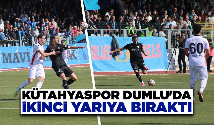 Kütahyaspor sahasında ilk yarıda beraberliğe razı oldu