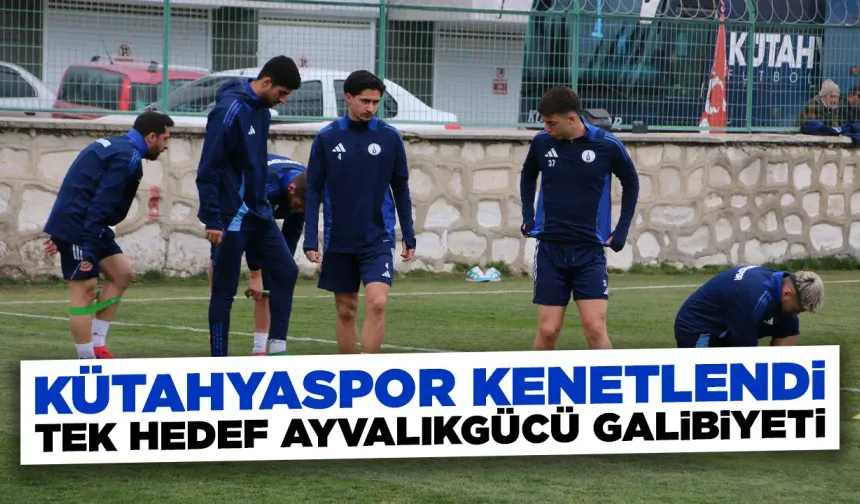 Kütahyaspor’da tek hedef galibiyet, antrenmanlar sürüyor