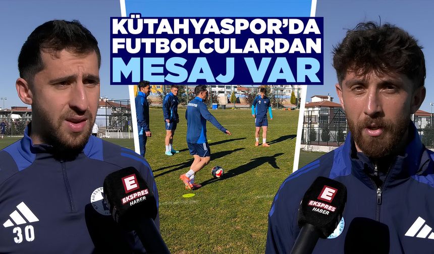 Kütahyasporlu futbolcular galibiyete odaklandı
