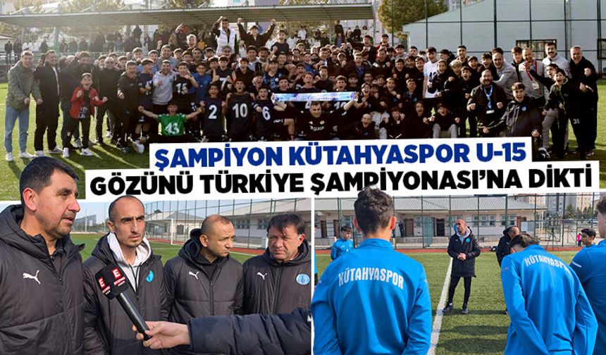 Kütahyaspor’un gençleri şampiyonluğu garantiledi