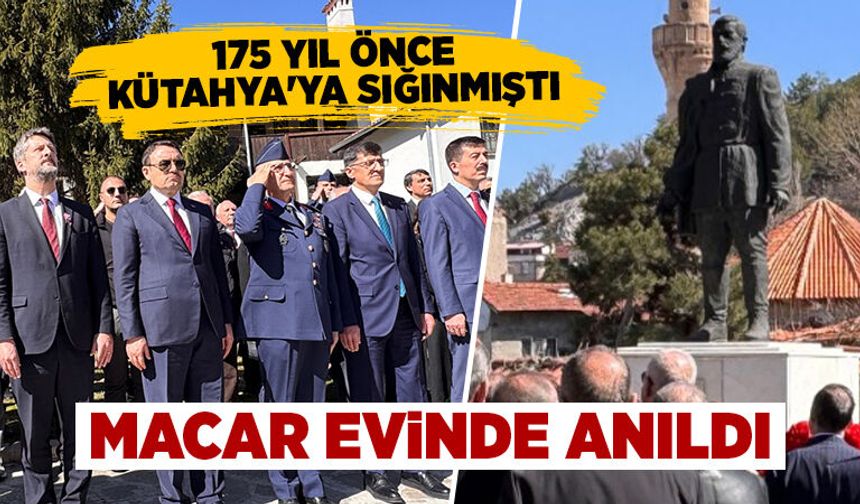Macaristan milli kahramanı Kossuth, Kütahya'daki müze evde anıldı
