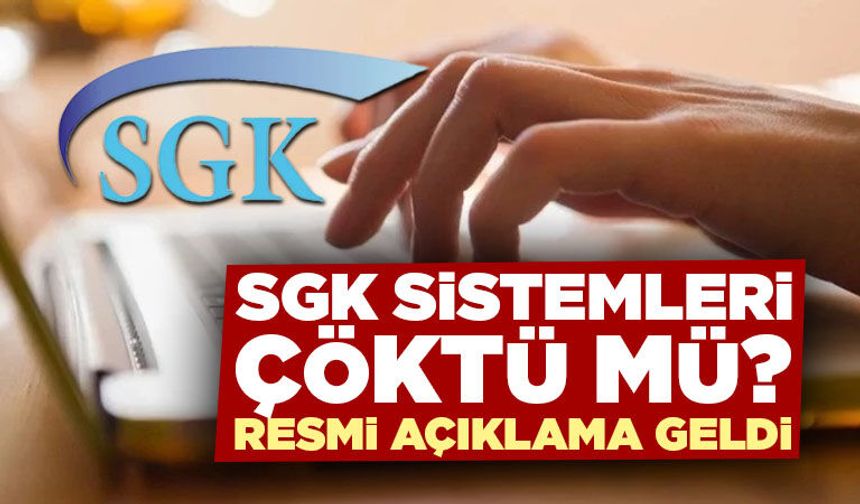 SGK prim ödeme ekranı çöktü mü? Resmi açıklama geldi