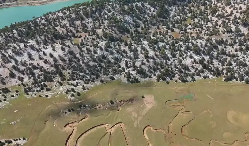 Sorgun Yaylası’nda menderesler havadan görüntülendi