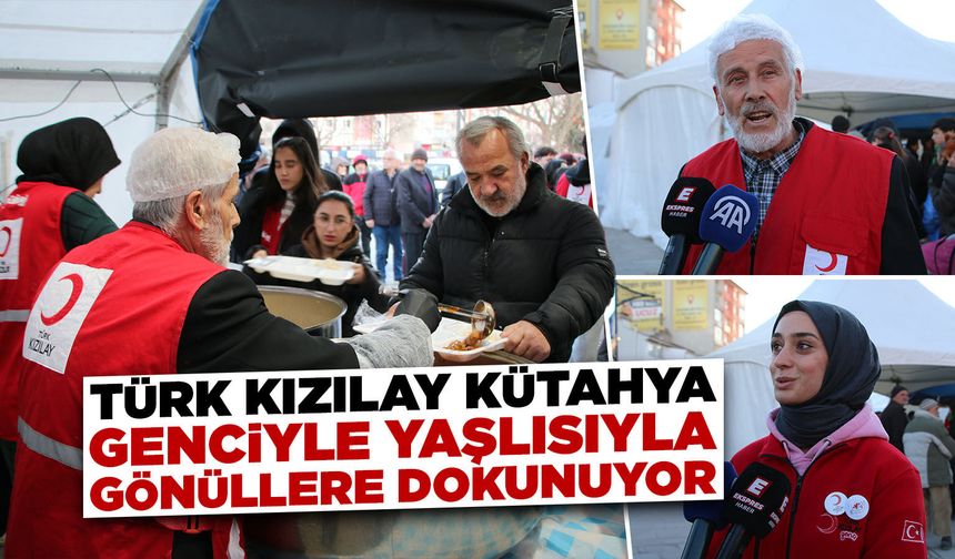 Türk Kızılay Kütahya gönüllüleri ile gönüllere dokunuyor
