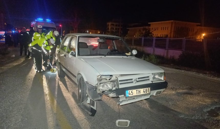 Manisa’da otomobilin çarptığı yaya hayatını kaybetti