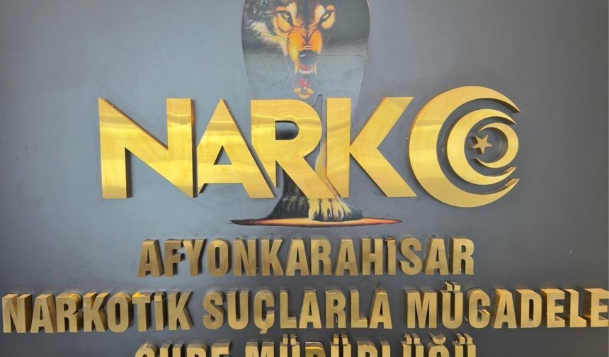 Afyonkarahisar’da uyuşturucu operasyonu: 2 gözaltı
