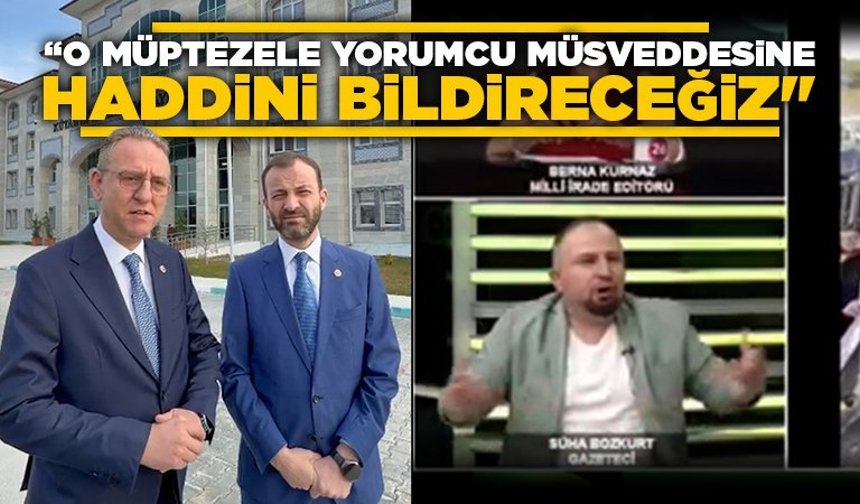 AK Parti Kütahya Milletvekillerinden, sözde gazeteciye suç duyurusu