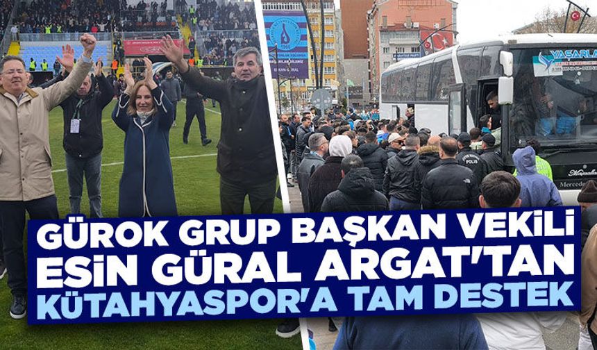 Esin Güral Argat’tan Kütahyaspor’a büyük destek