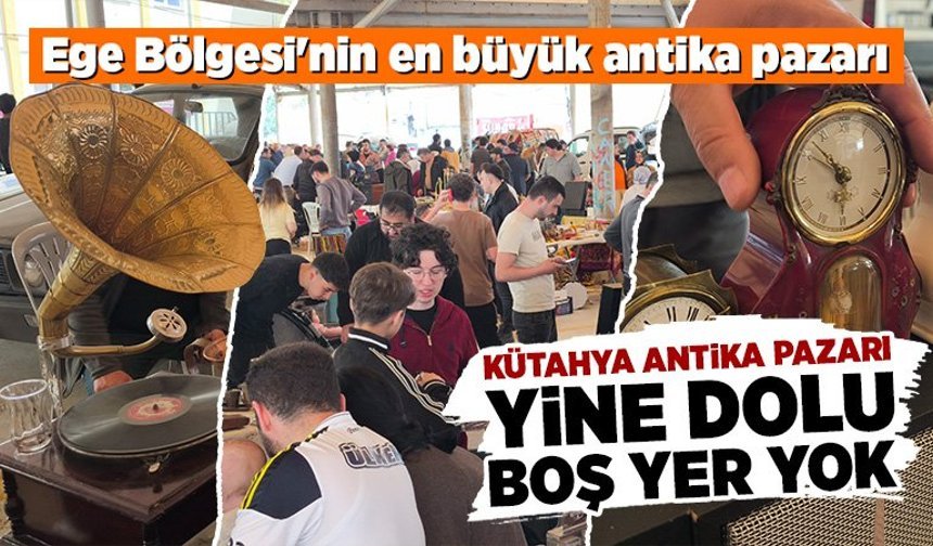 Kütahya antika pazarı 39. kez misafirlerini ağırladı