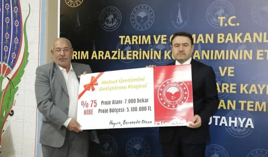 Kütahya’da 2026 tarımsal destekleme için tohum dağıtımı yapıldı