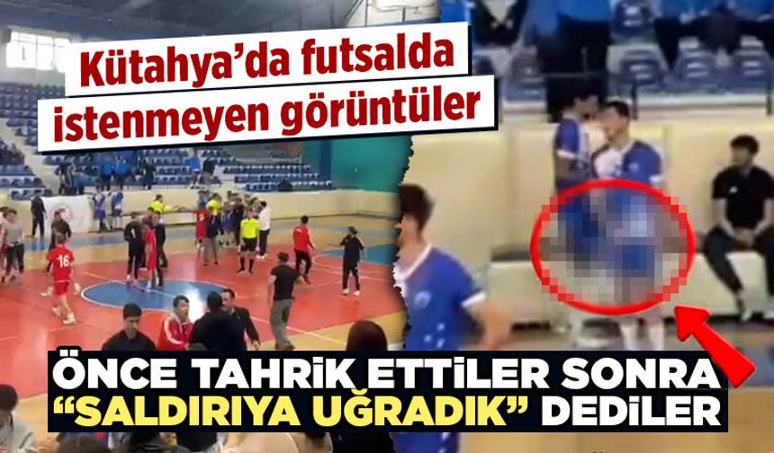 Kütahya’da futsal kavgasında yeni görüntüler