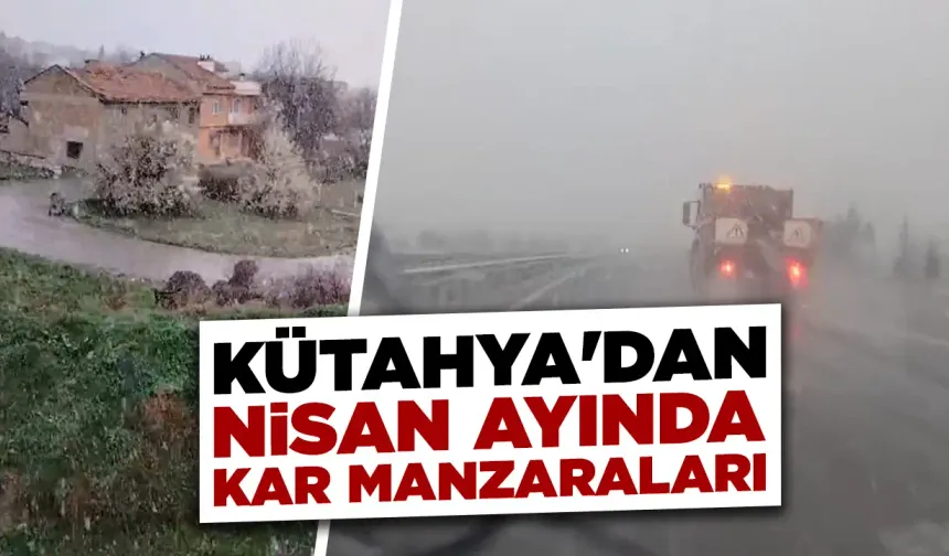 Kütahya'da kar yağışı etkisini hissettirdi